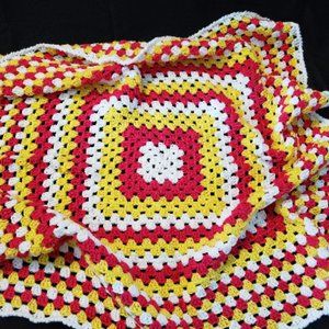 Crochet Sunny Days Baby Blanket/New